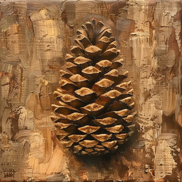Pine Cone Canvas